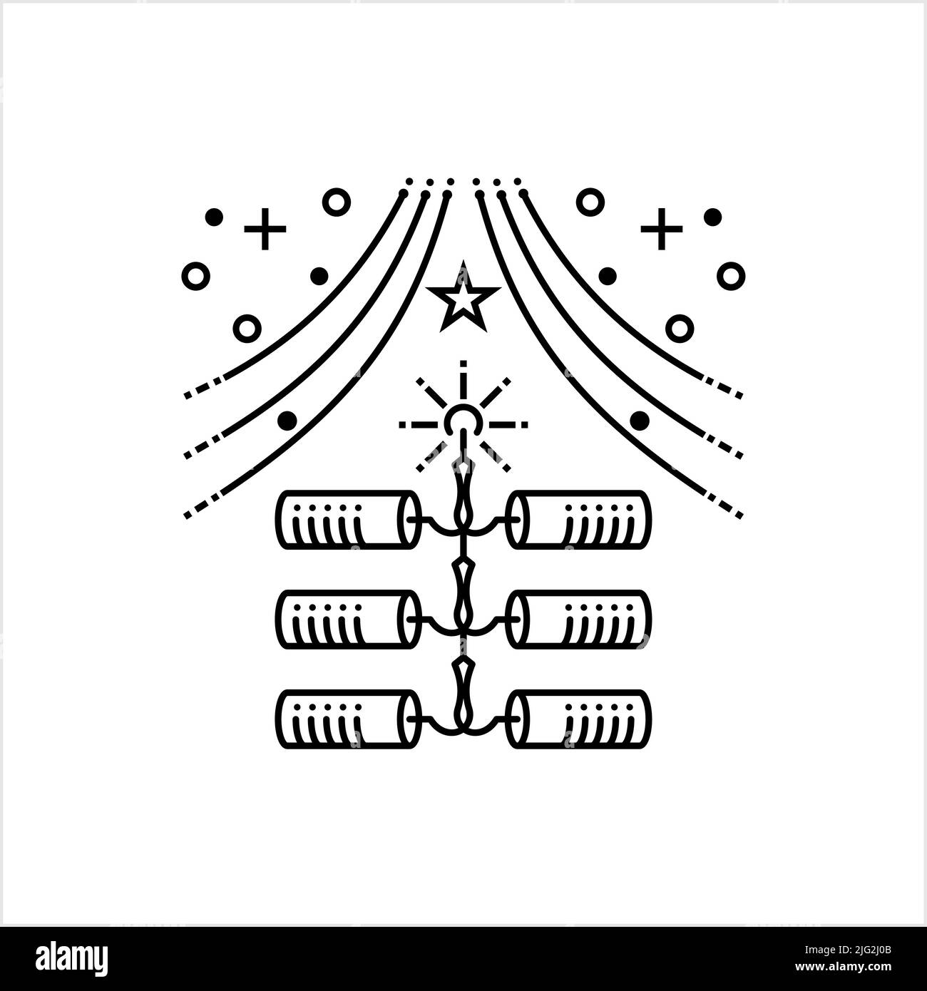 Beautiful view of Pyrotechnic Art Deco Patterns