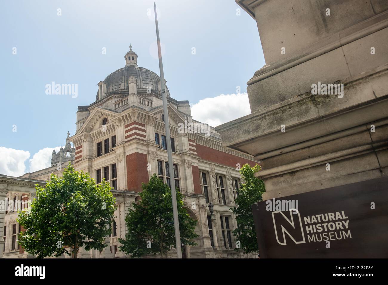 London- June 2022: Natural History Museum and Victoria & Albert Museums in South Kensington Stock Photo