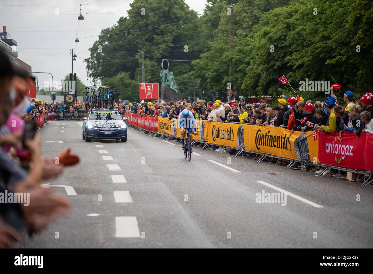 Tour de France 2022 in Copenhagen Stock Photo