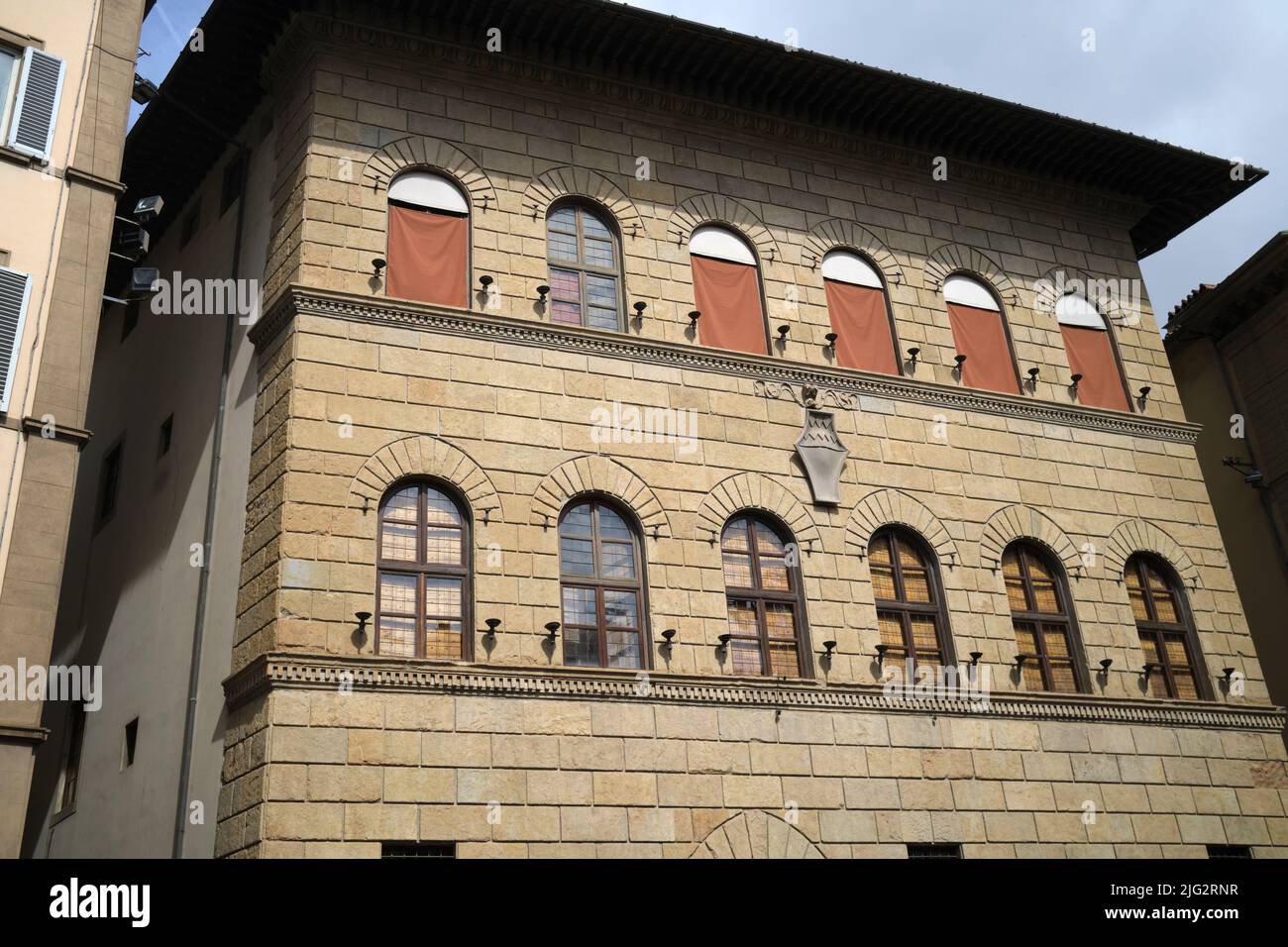 Palazzo Antinori Via de Tornabuoni Florence Italy Stock Photo