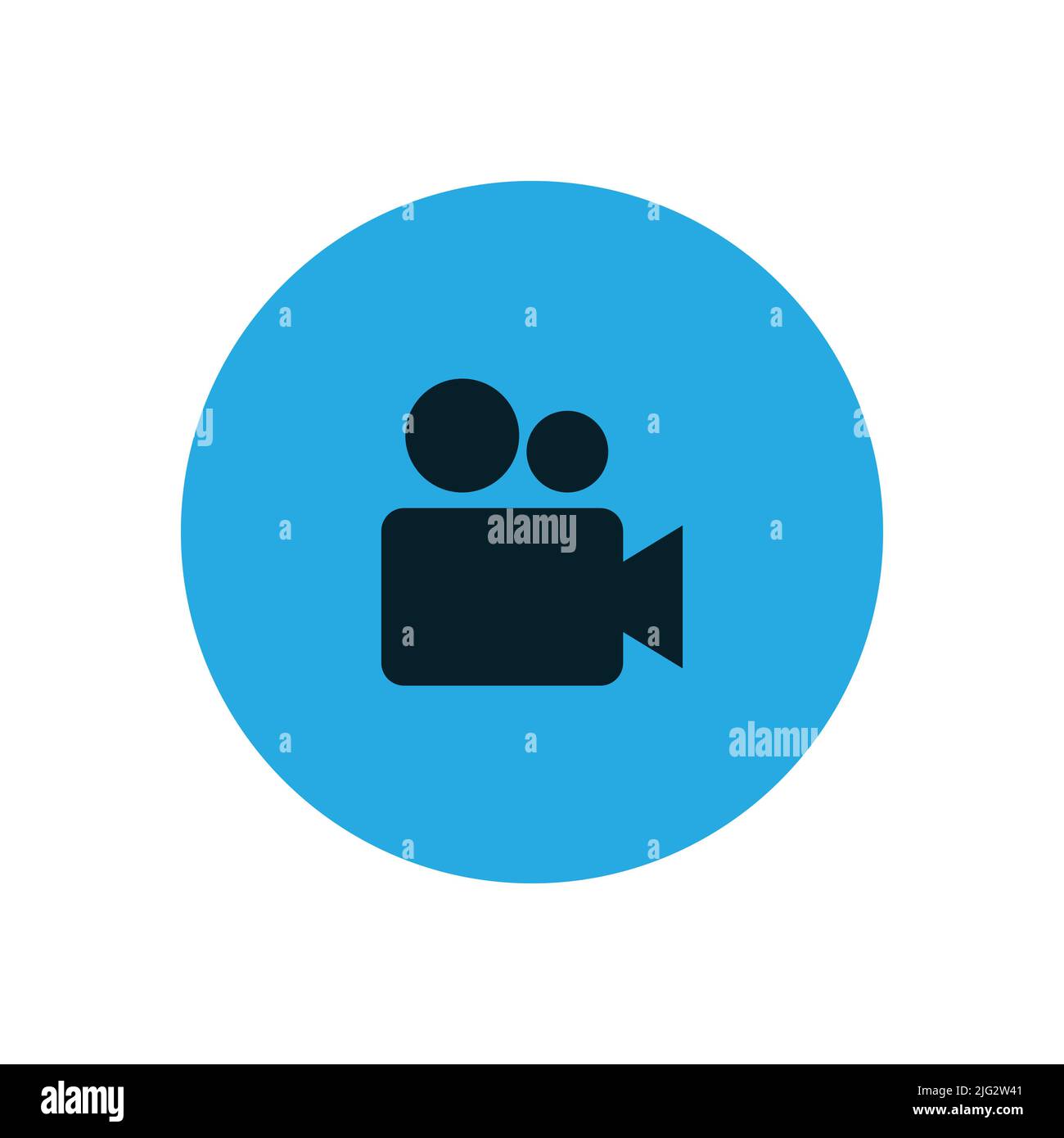 Video camera icon. Cinema camera icon. Vector illustration Stock Vector