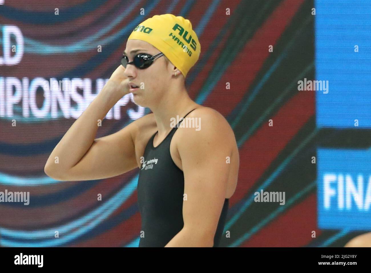 Meg Harris of Australie Heat 50 M Freestyle Women during the 19th FINA