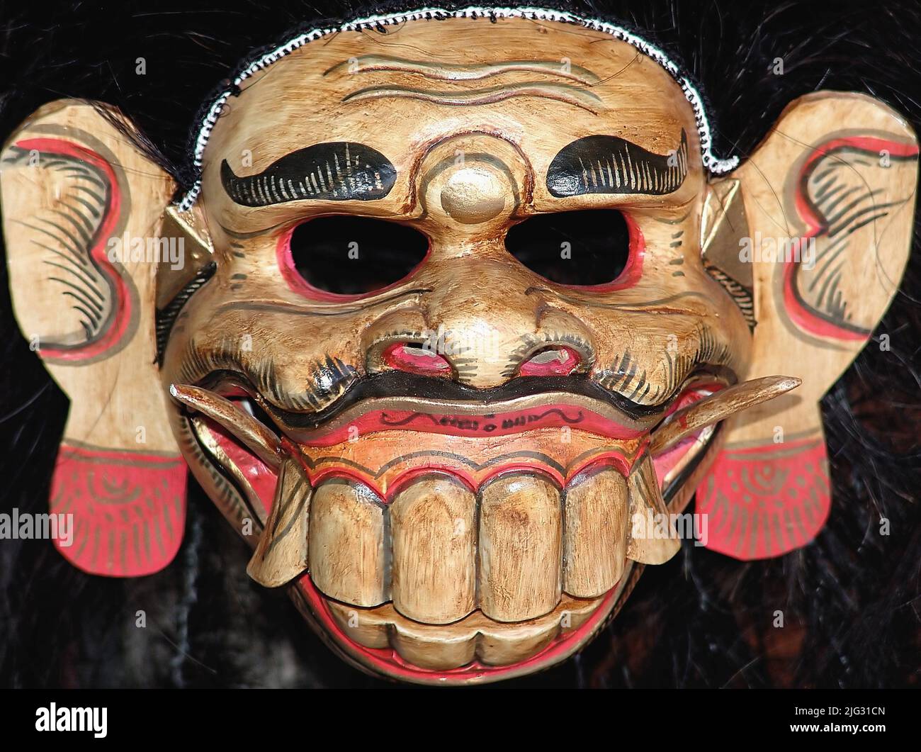 Balinese ceremonial monkey mask, Indonesia, Bali Stock Photo Alamy