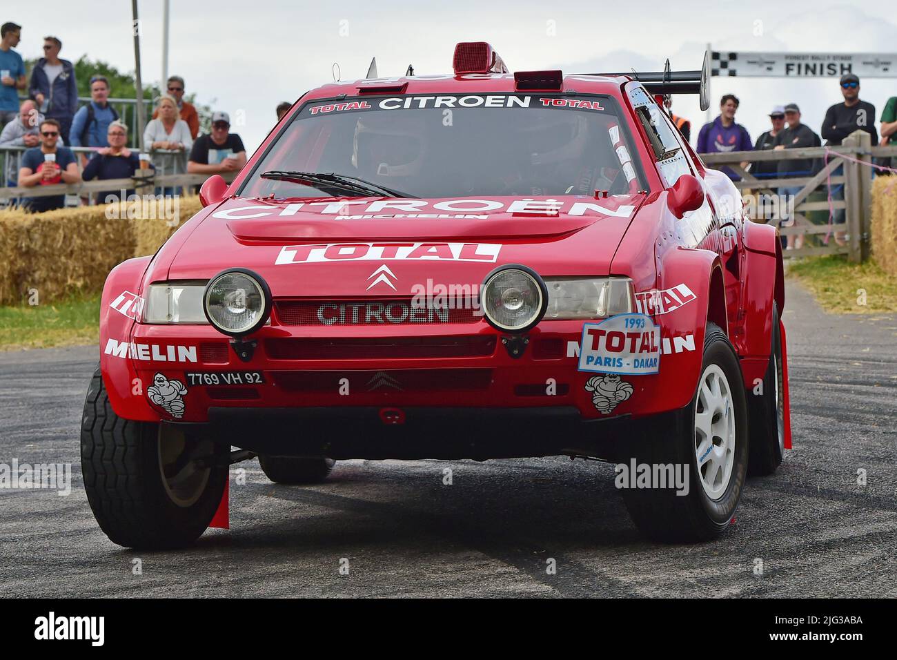 Max Girardo, Citroen ZX Rallye Raid, Ultimate Rally Cars, Goodwood Festival of Speed, The Innovators - Masterminds of Motorsport, Goodwood House, Chic Stock Photo