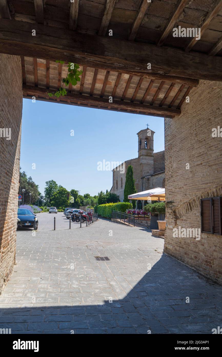 Chiaravalle di Fiastra Abbey, Tolentino, Marche, Italy, Europe Stock Photo
