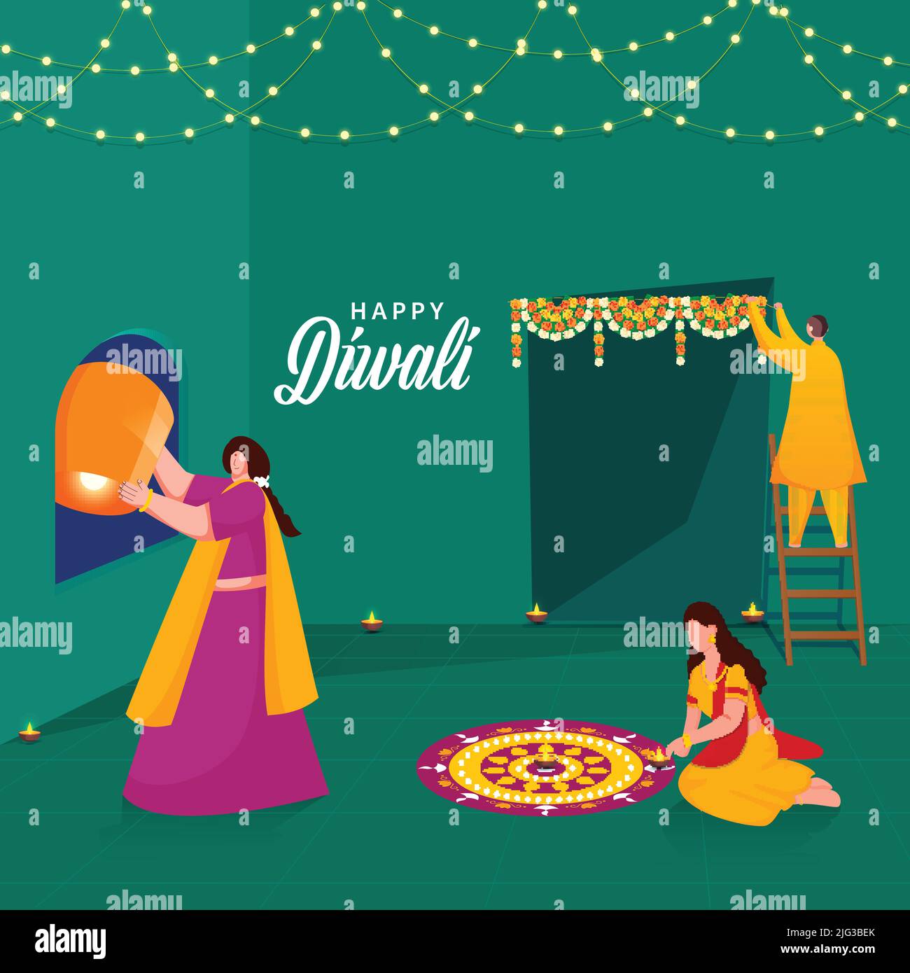 Indian Woman Lighting Oil Lamp Stock Vector Images Alamy indian-woman-lighting-oil-lamp-stock-vector-images-alamy