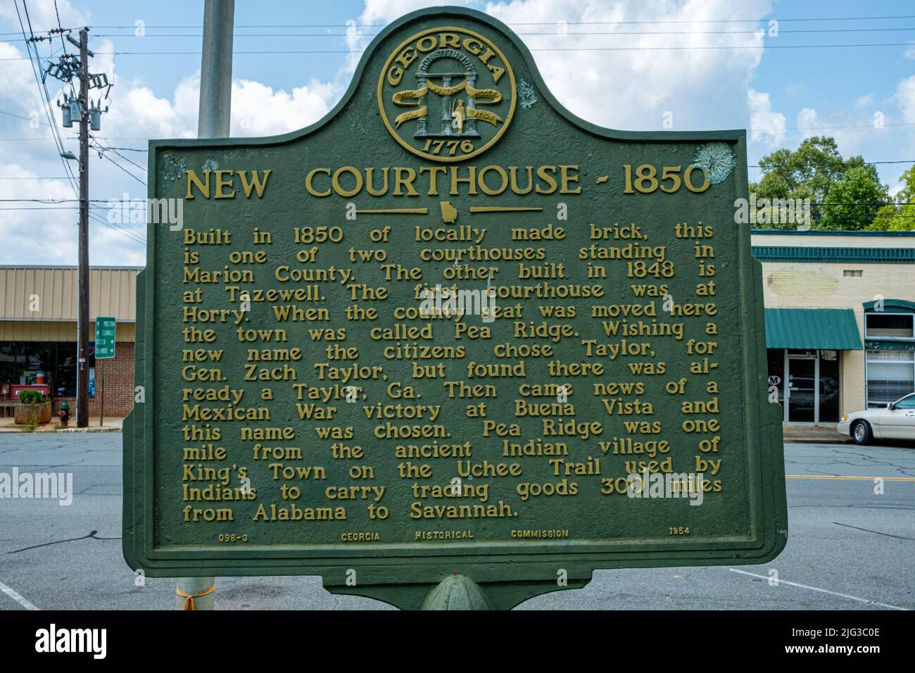 Marion County Courthouse, Courthouse Square, Buena Vista, Stock