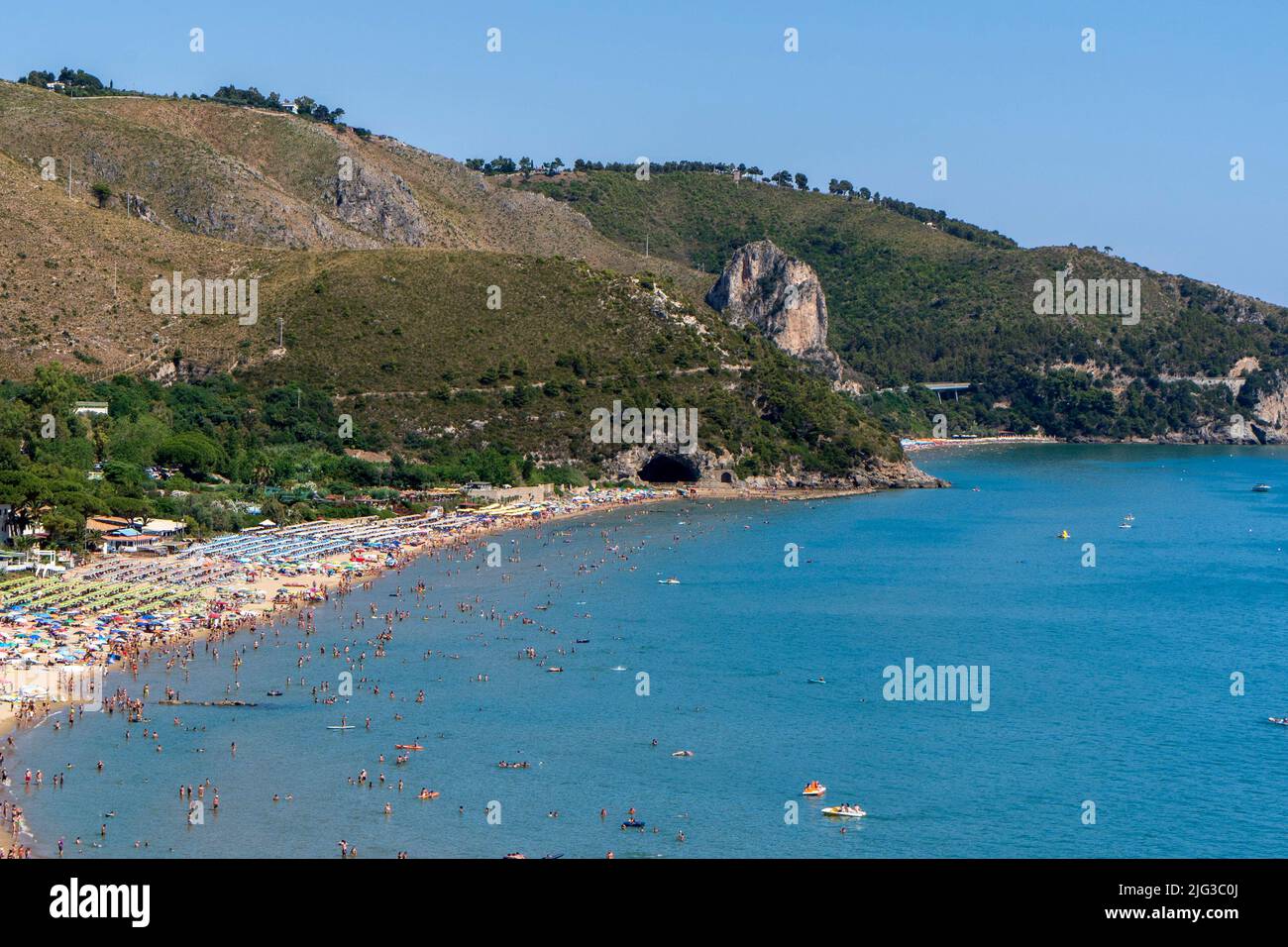 Sperlonga beach, Lazio, Italy, Europe Stock Photo