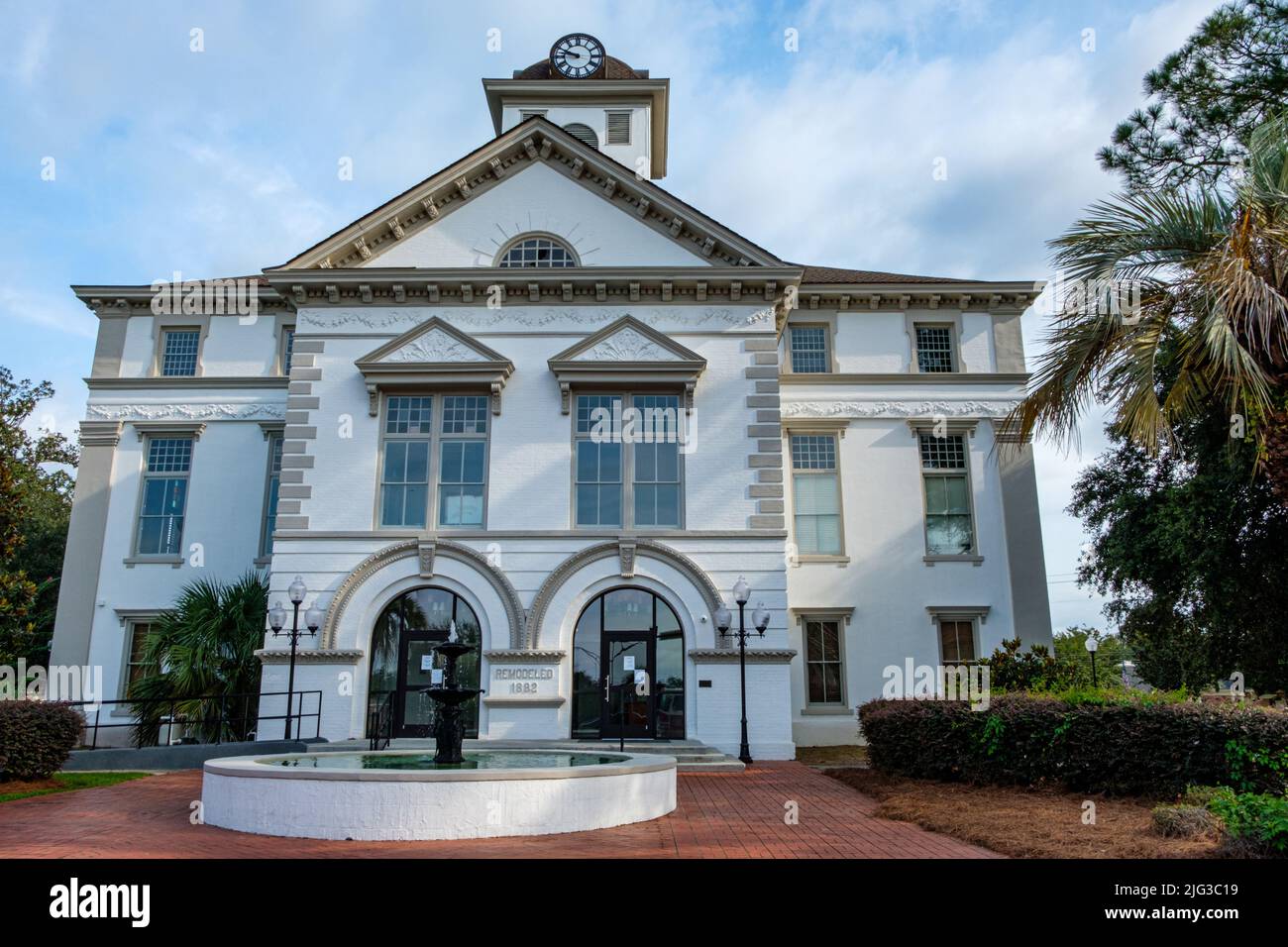 Brooks County Courthouse, Courthouse Square, Quitman, Stock