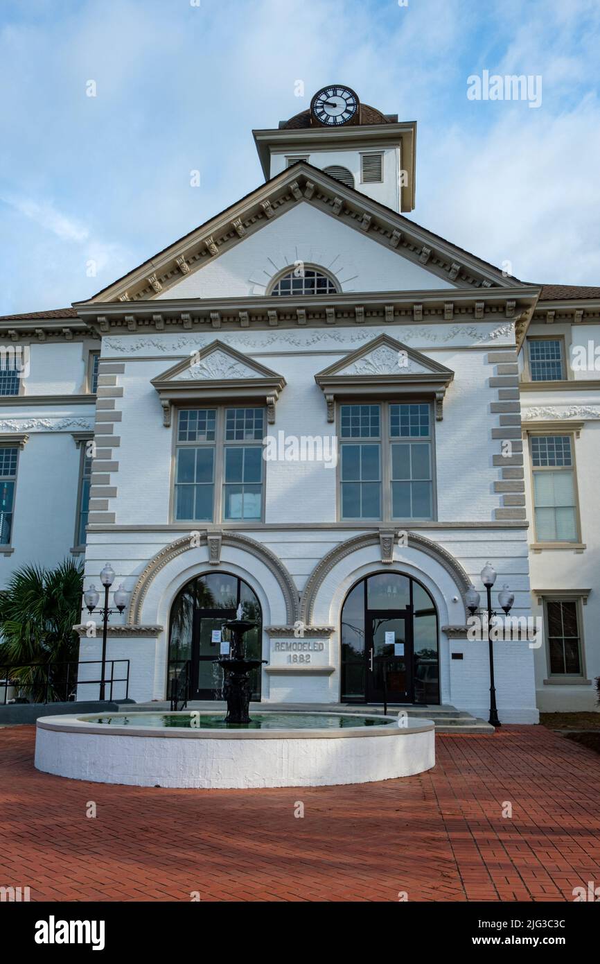 Brooks County Courthouse, Courthouse Square, Quitman, Stock