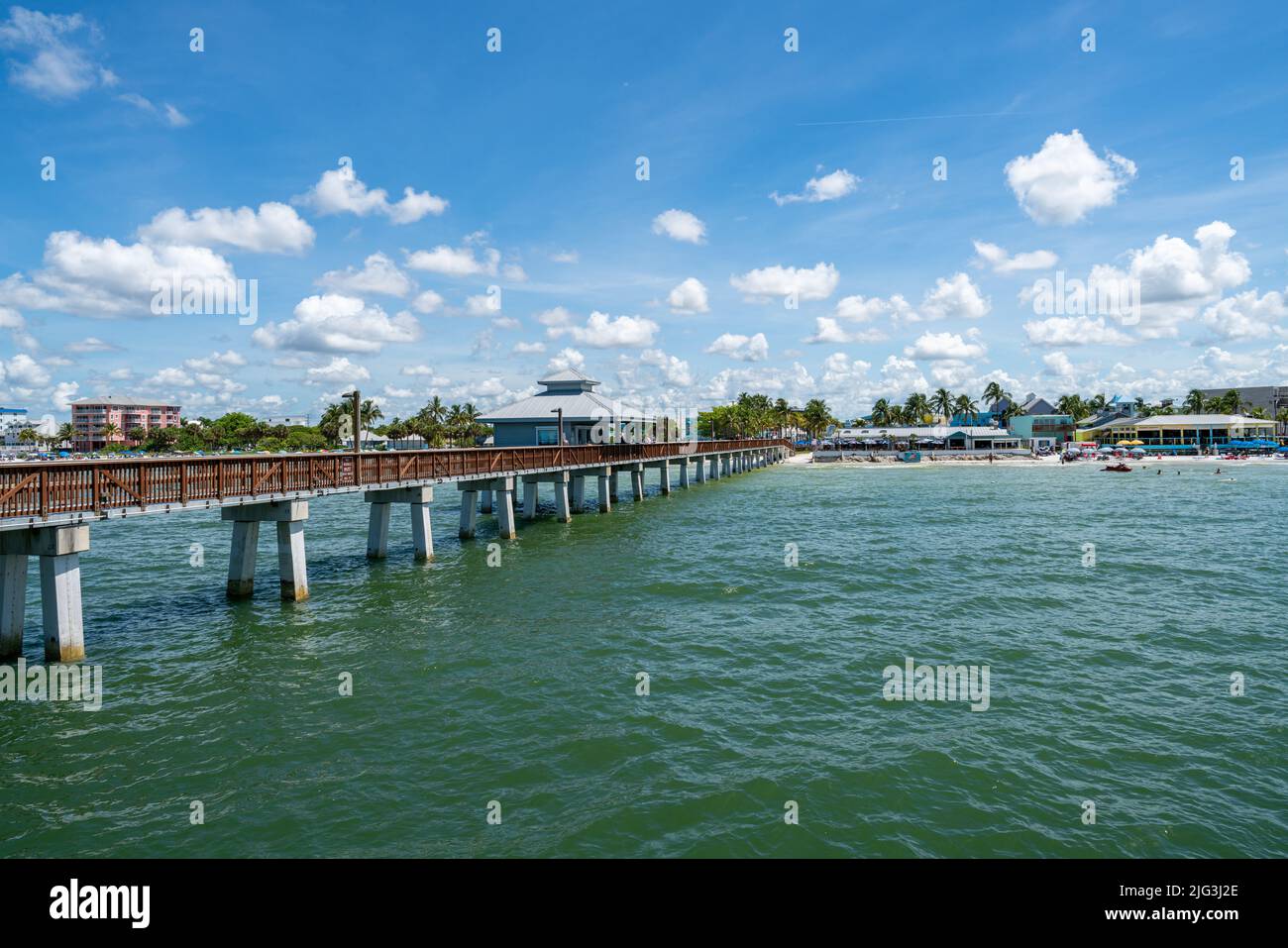 The Pier at Fort Myers Beach Stock Photo Alamy