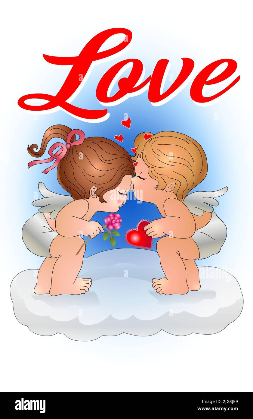Happy Valentine Day - My Love Stock Photo