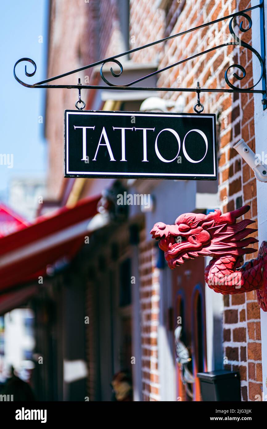 Tattoo sign hi-res stock photography and images - Alamy