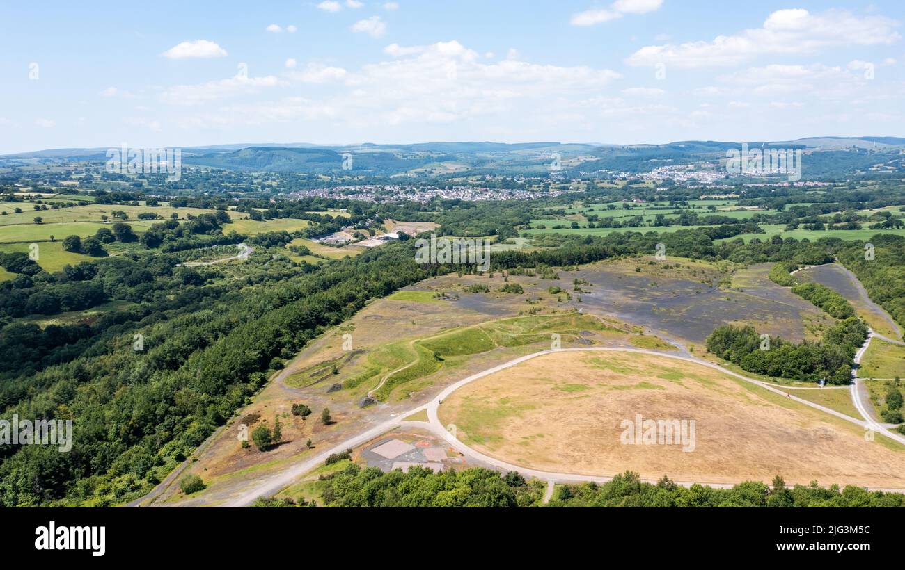 An Aerial View Of Parc Penallta A Country Park Built On The Site Of The an-aerial-view-of-parc-penallta-a-country-park-built-on-the-site-of-the