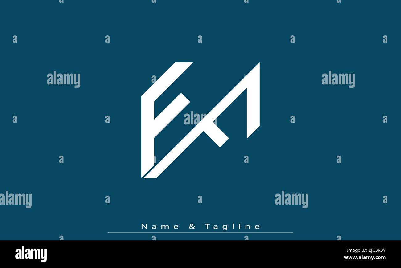 Alphabet letters Initials Monogram logo FF Stock Vector