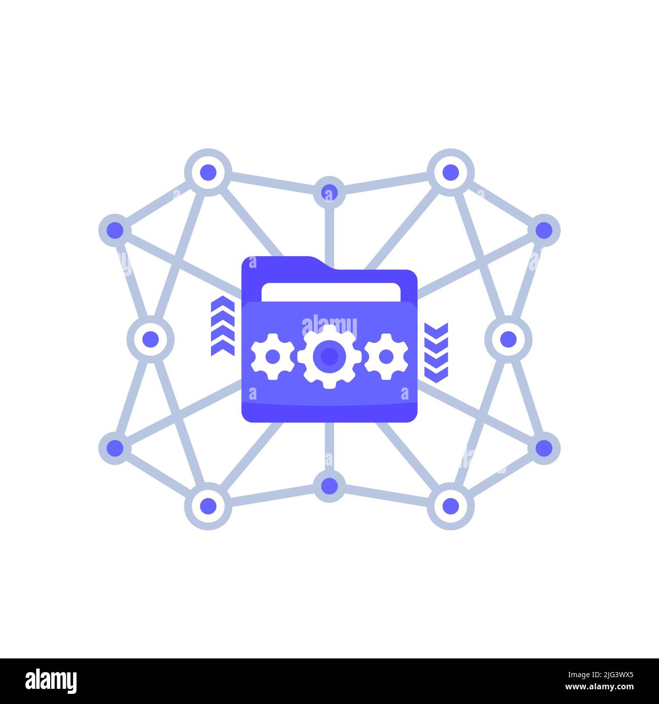 active directory, folder vector illustration Stock Vector Image & Art ...