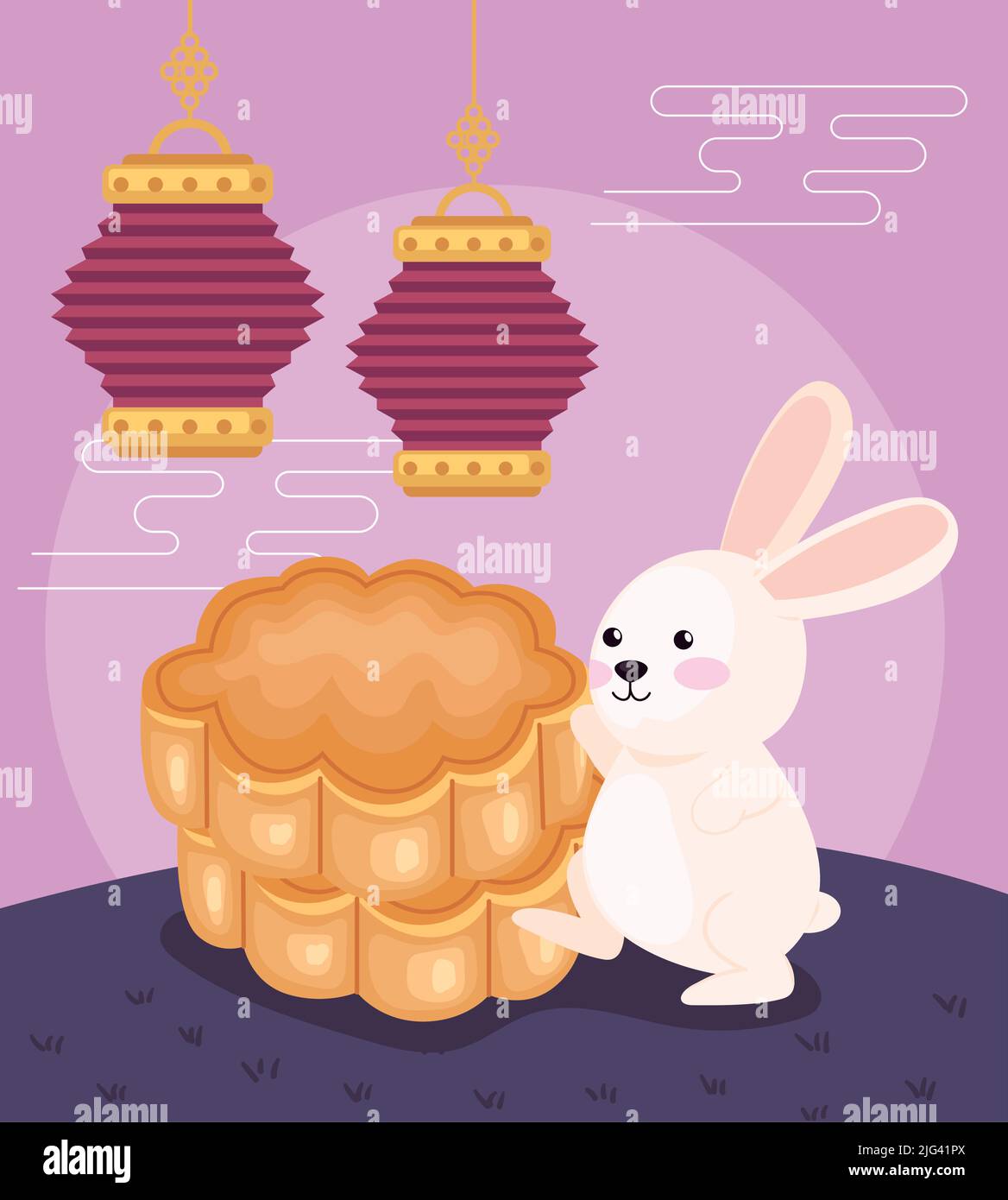 chinese moon festival poster Stock Vector Image & Art Alamy