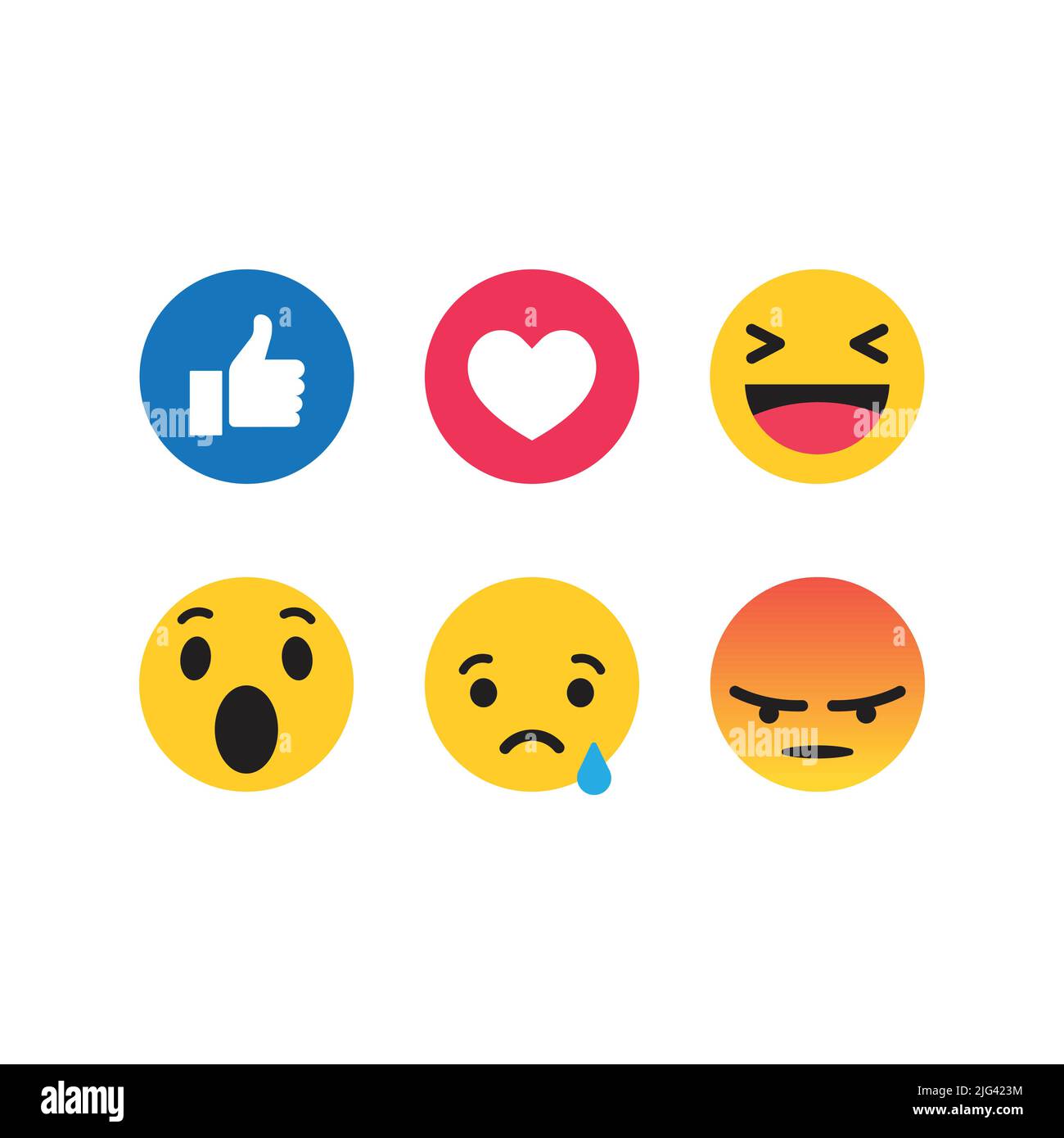 Social media icons emoji Stock Vector Images - Alamy