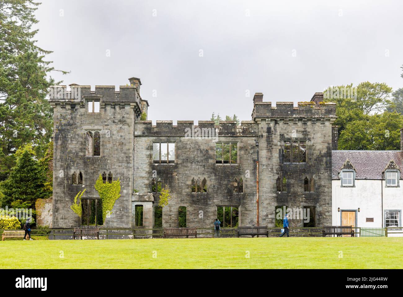 Armadale Castle with gardens and grounds, home of Clan Donald, in