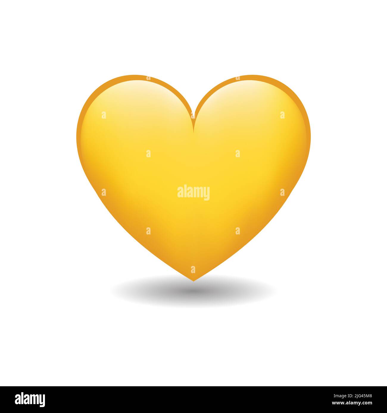 Heart Love Emoji Icon Object Symbol Gradient Vector Art Design Cartoon Isolated Background