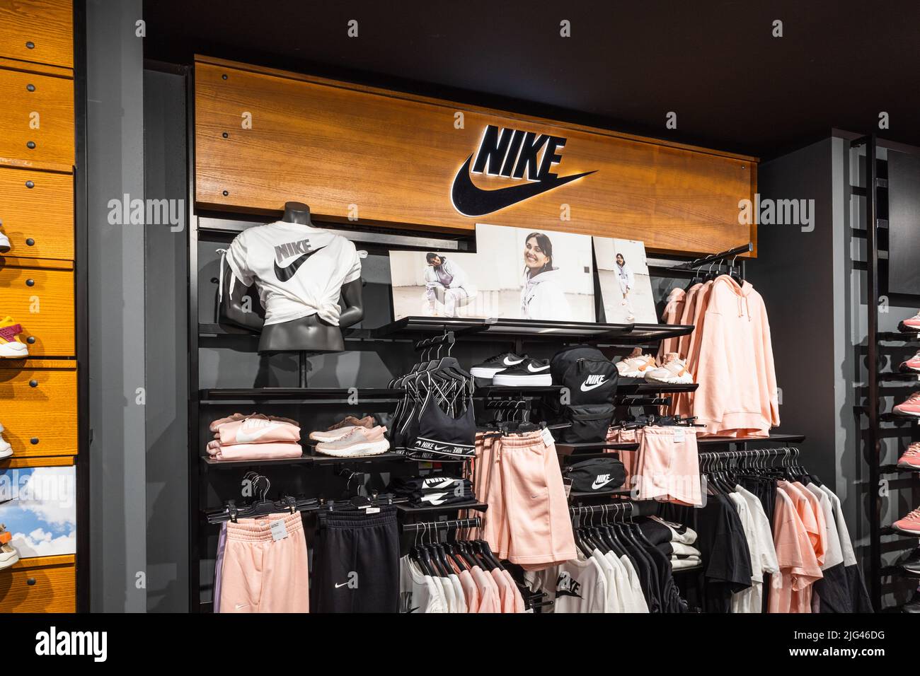 Nike trademark hi-res stock photography and images - Alamy