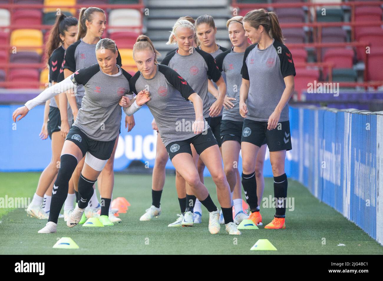 London, UK. 07th July, 2022. Soccer: National team, Women, Euro 2022 ...
