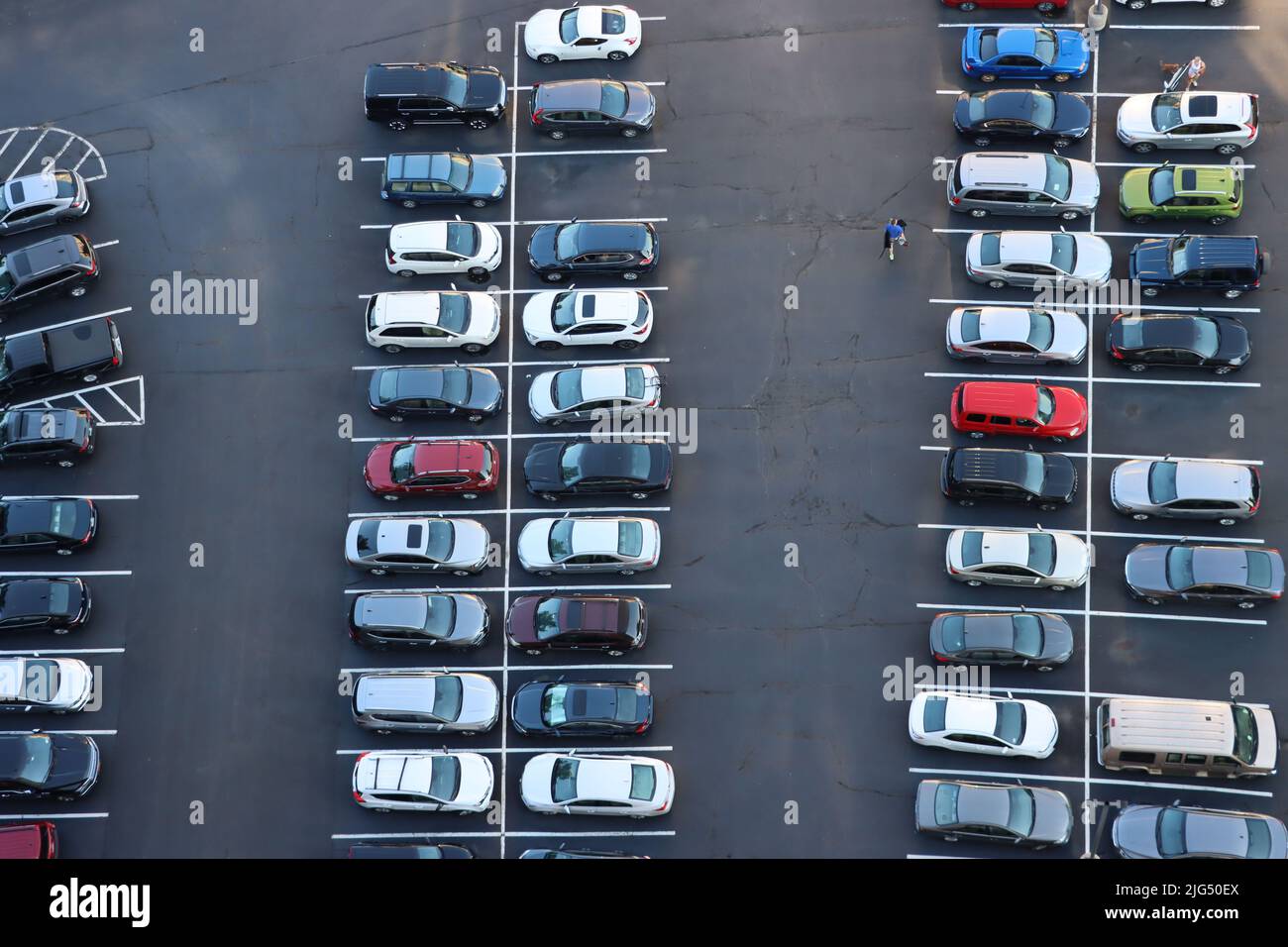 Photo inspiration: Picture Idea: Parking Lot Below A Condo Building In Lakewood Ohio Stock