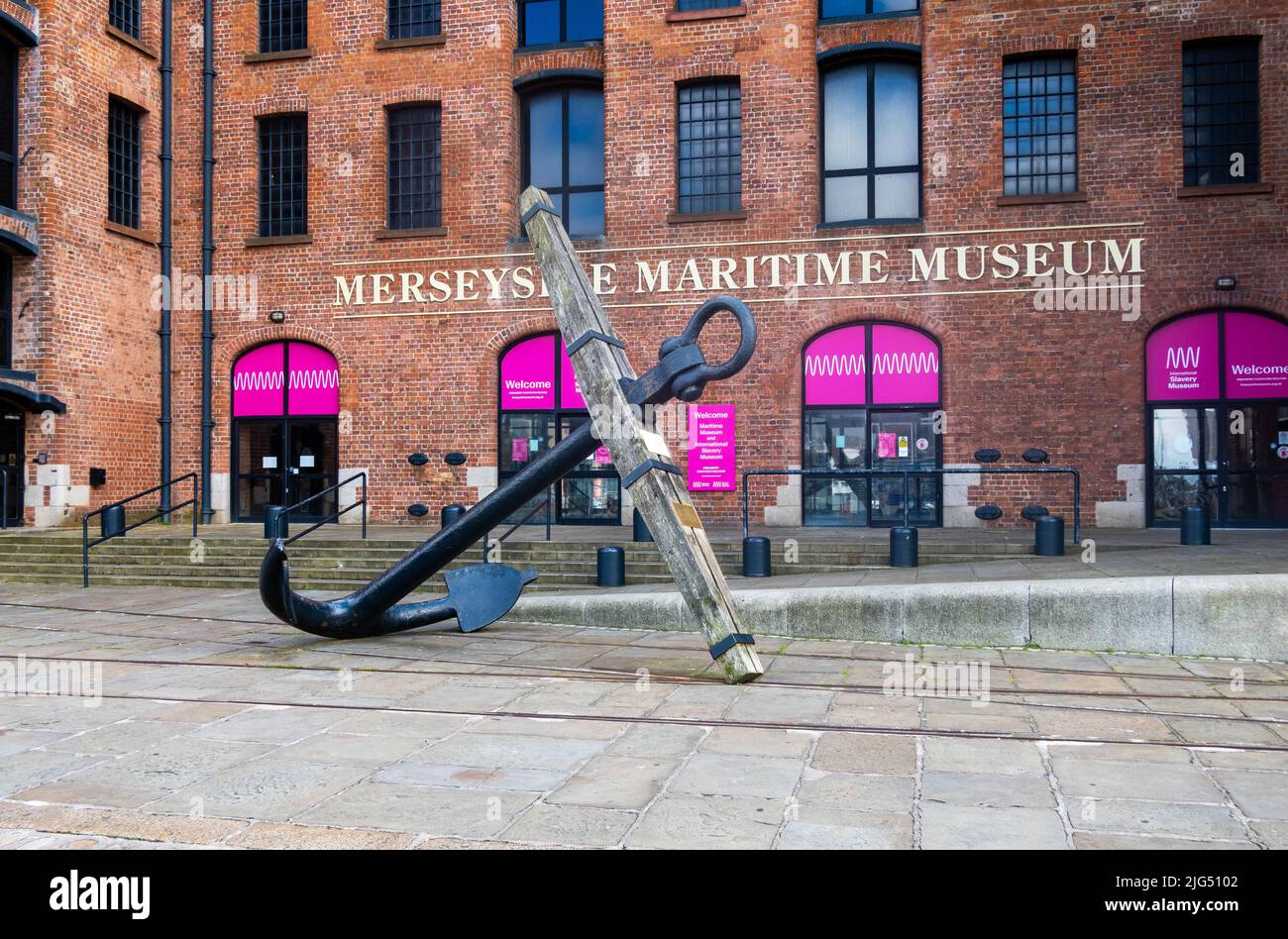 Merseyside Maritime Museum at Albert Dock in Liverpool Stock Photo