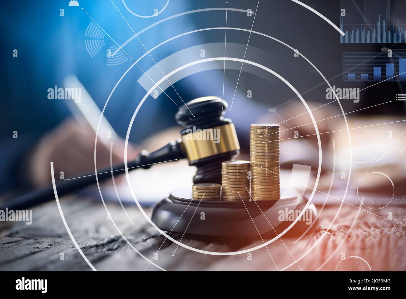 Coins stacked double exposure hi-res stock photography and images - Alamy