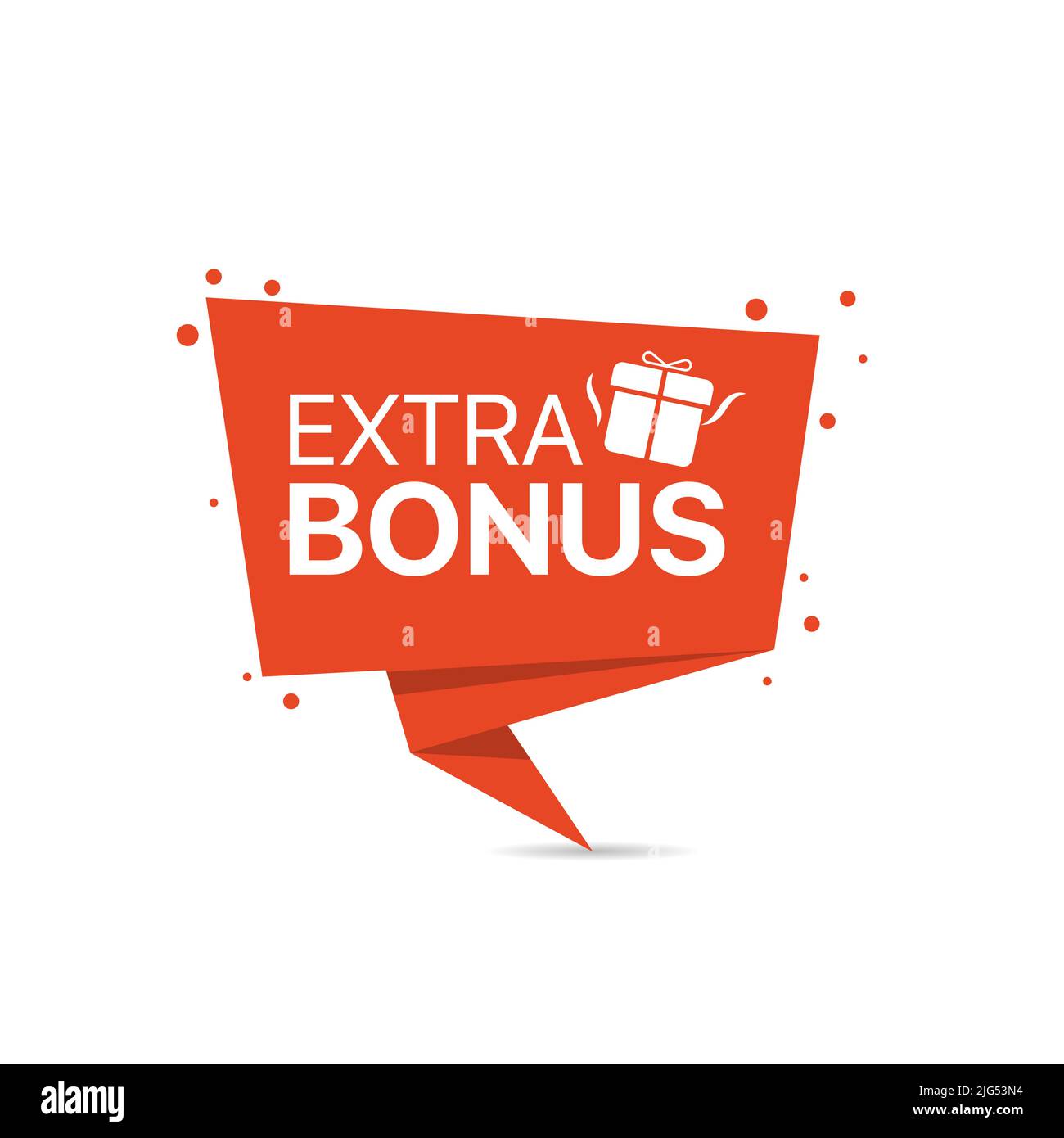 Extra bonus banner design Stock Vector Images Alamy