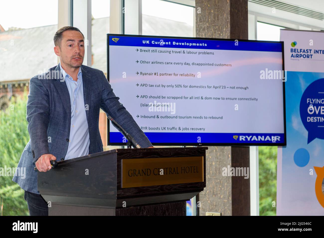 Belfast, Northern Ireland, UK. 7th July 2022 Jason McGuinness