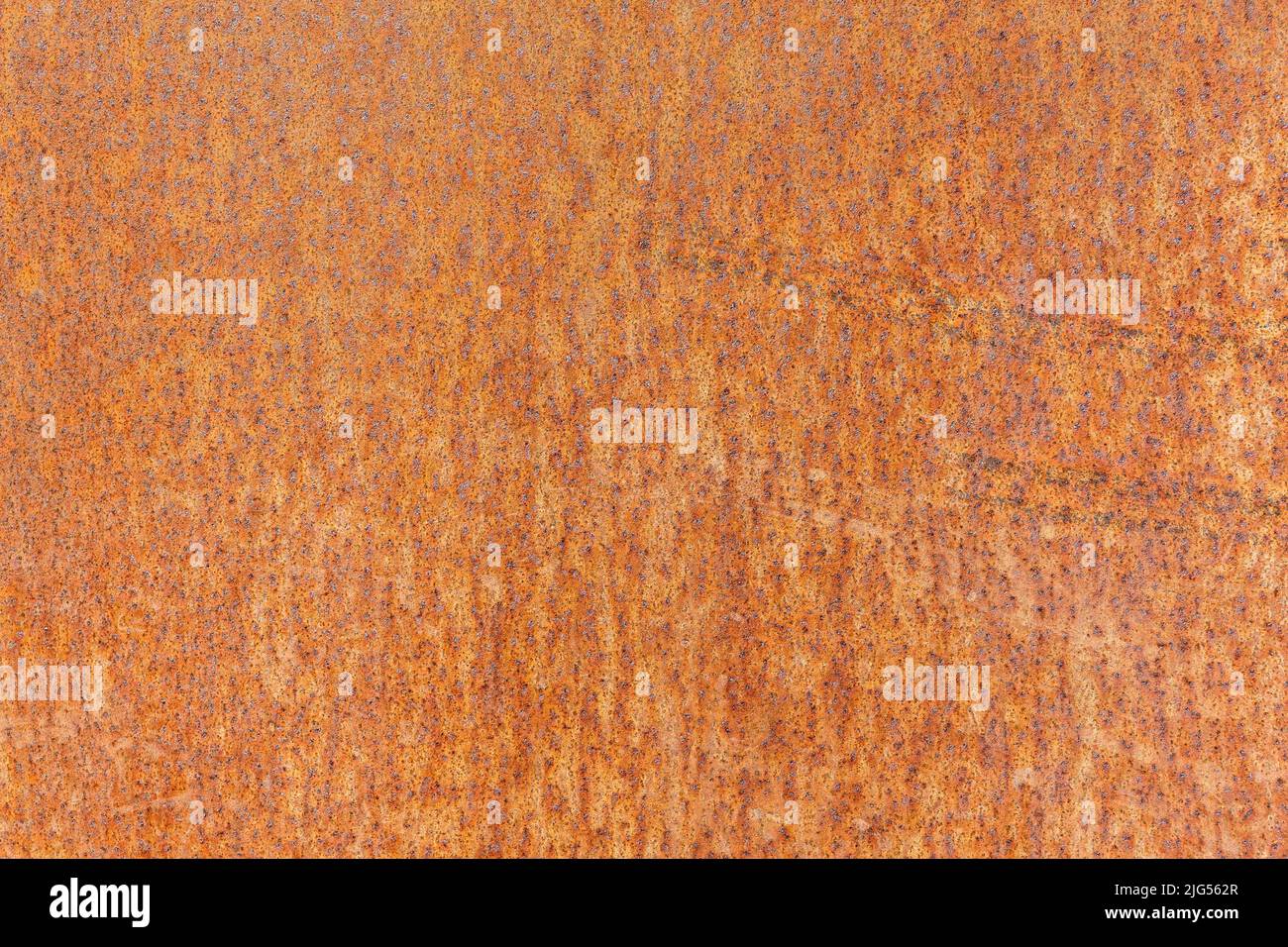 Background of rusty weathering corten steel. Stock Photo