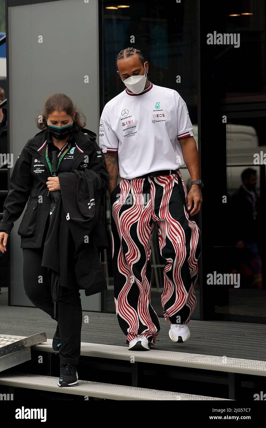 07.07.2022, Red Bull Ring , Spielberg, Formula 1 BWT Grosser Preis von  Österreich 2022&#xA; , im Bild&#xA;Lewis Hamilton (GBR), Mercedes-AMG  Petronas Formula One Team Stock Photo - Alamy