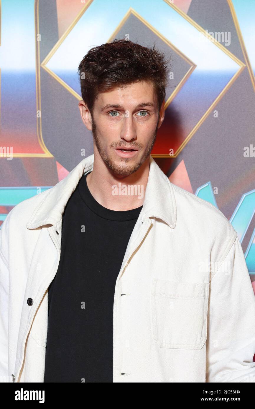 Paris, France. July 07, 2022, Jean-Baptiste Maunier attends the 'Thor -  Love and Thunder' Paris film Premiere At Le Grand Rex on July 07, 2022 in  Paris, France. Photo by Nasser Berzane/ABACAPRESS.COM
