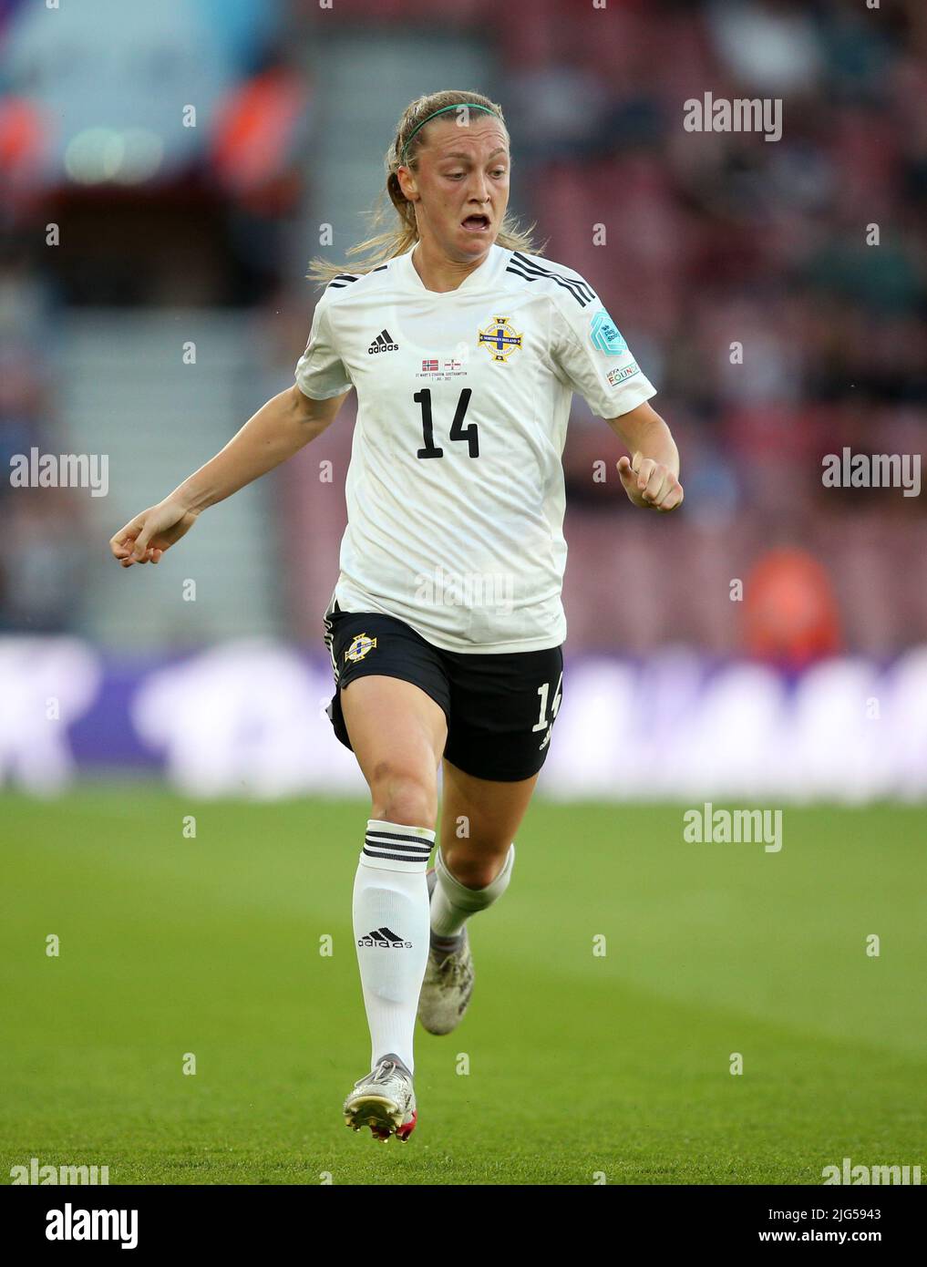 Northern Ireland's Lauren Wade during the UEFA Women's Euro 2022 Group