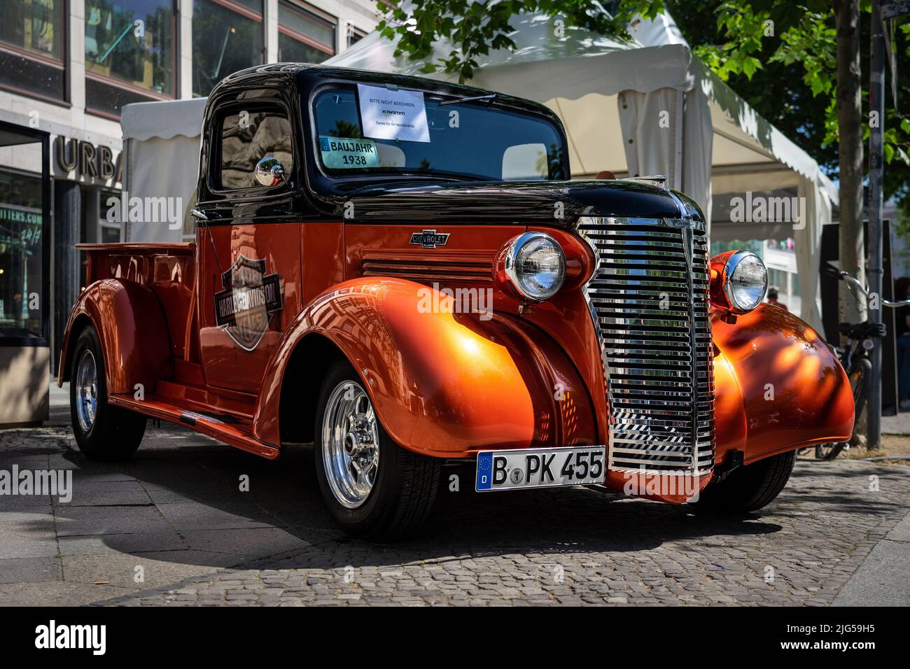 BERLIN - JUNE 18, 2022: Chevrolet Pickup Truck, 1938. Classic Days Berlin. Stock Photo