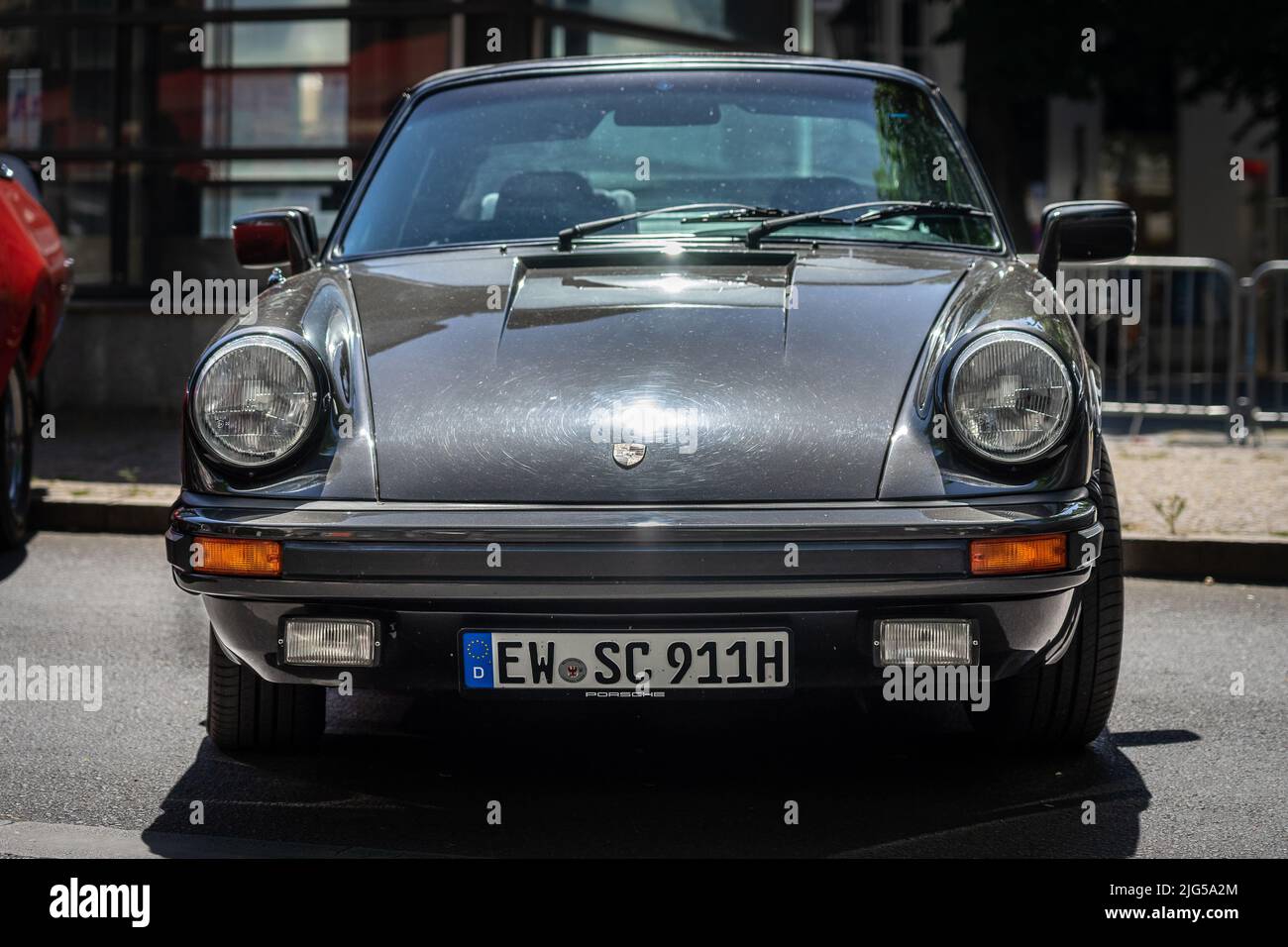 BERLIN - JUNE 18, 2022: Sports car Porsche 911 Carrera, 1976. Classic Days Berlin. Stock Photo