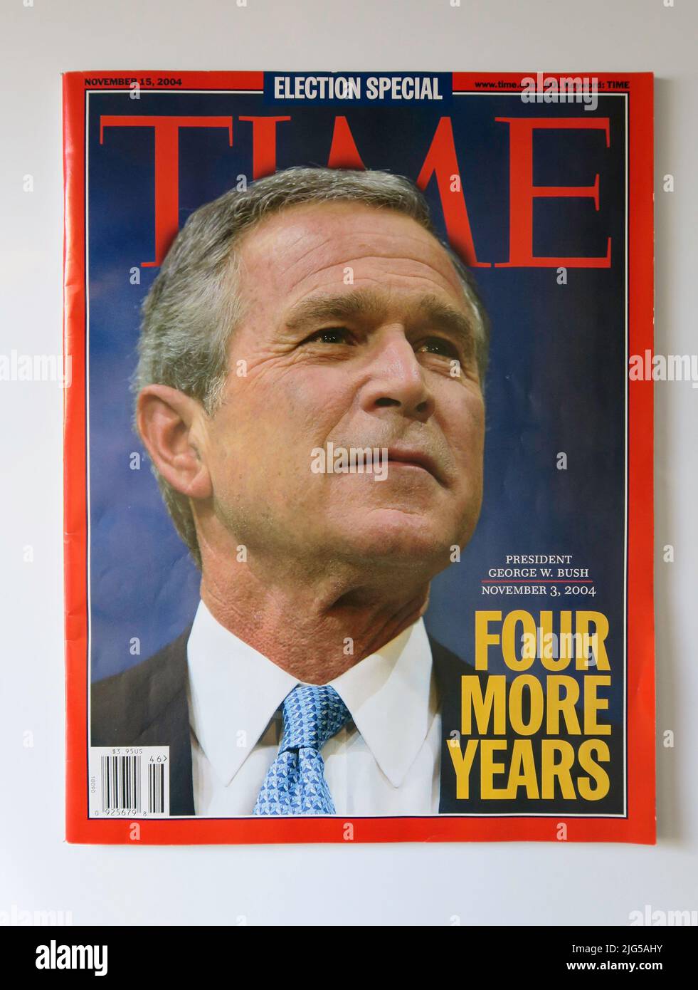 Vintage 15 November 2004 'Time' magazine cover, USA Stock Photo