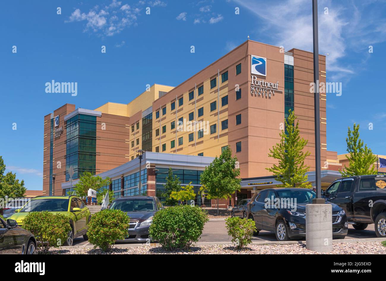 Pocatello Idaho USA June 24th 2022 Modern Medical facility in the city of Pocatello Idaho. Stock Photo