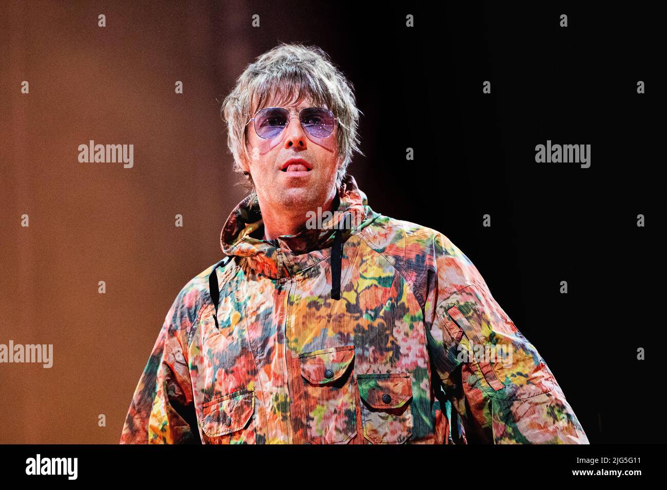Luca Italy 6 July 2022 Liam Gallagher - live at Lucca Summer Festival ©  Andrea Ripamonti / Alamy Stock Photo - Alamy