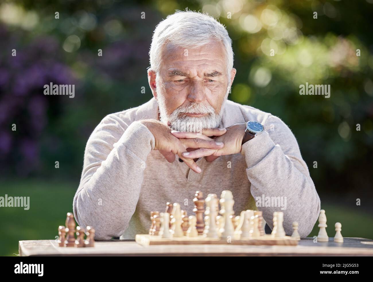 Consummate Focused Chess Player In Glasses Thinking On Next Move Stock  Photo - Download Image Now - iStock