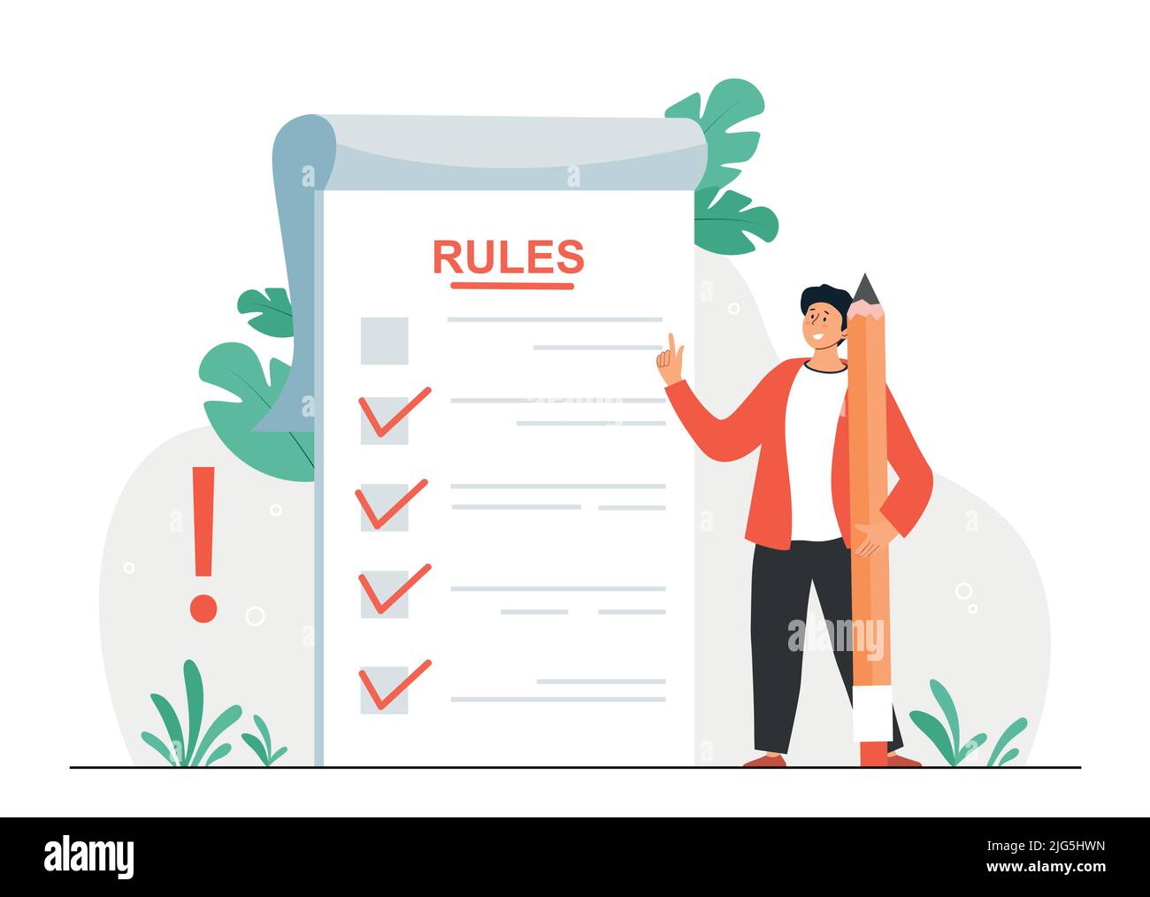 List of rules and regulations Stock Vector Image & Art Alamy
