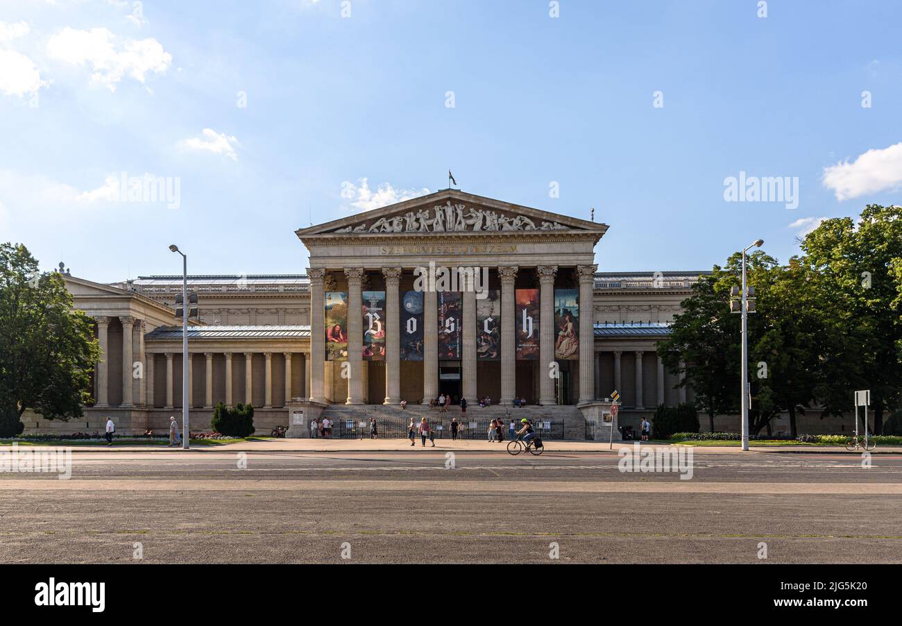 The Museum of Fine Arts in Budapest, Hungary Stock Photo
