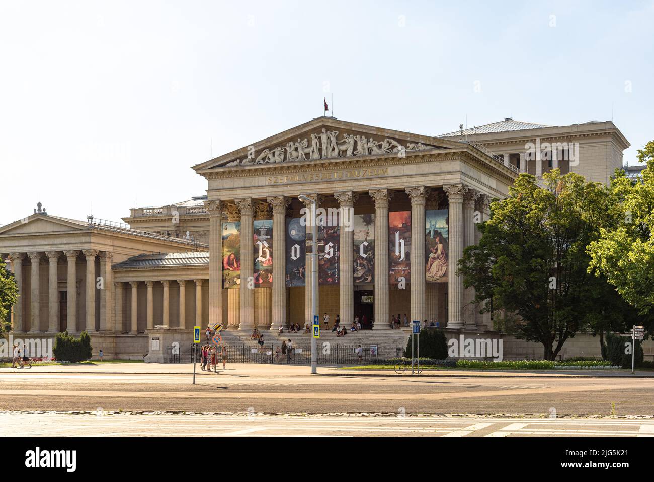 The Museum of Fine Arts in Budapest, Hungary Stock Photo