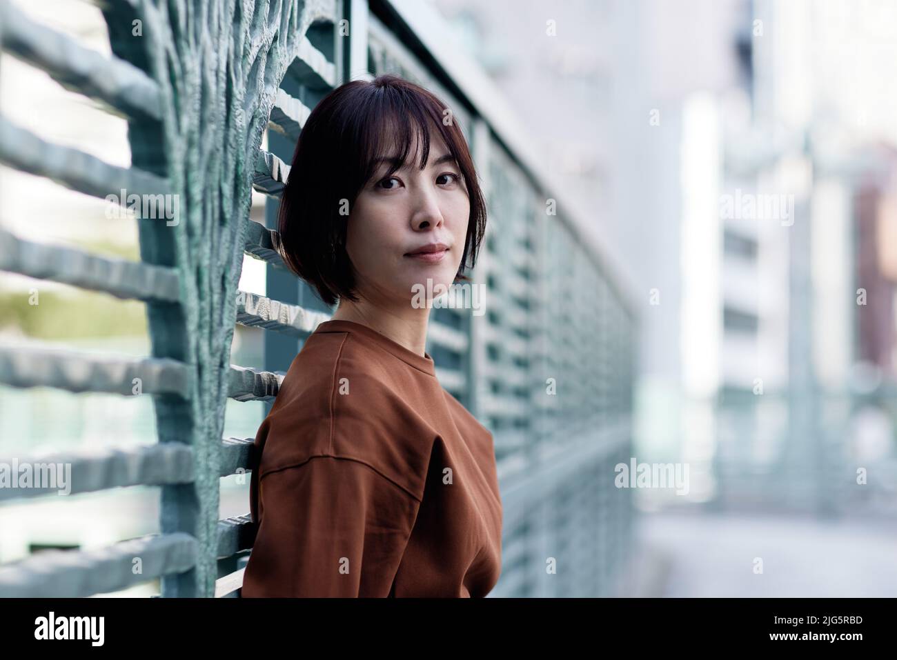 Japanese woman portrait Stock Photo - Alamy