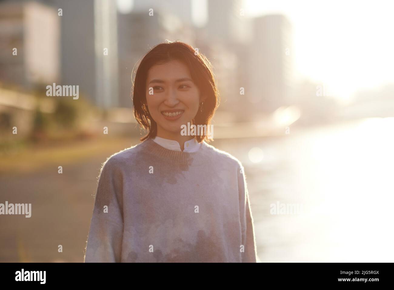 Japanese woman portrait Stock Photo - Alamy