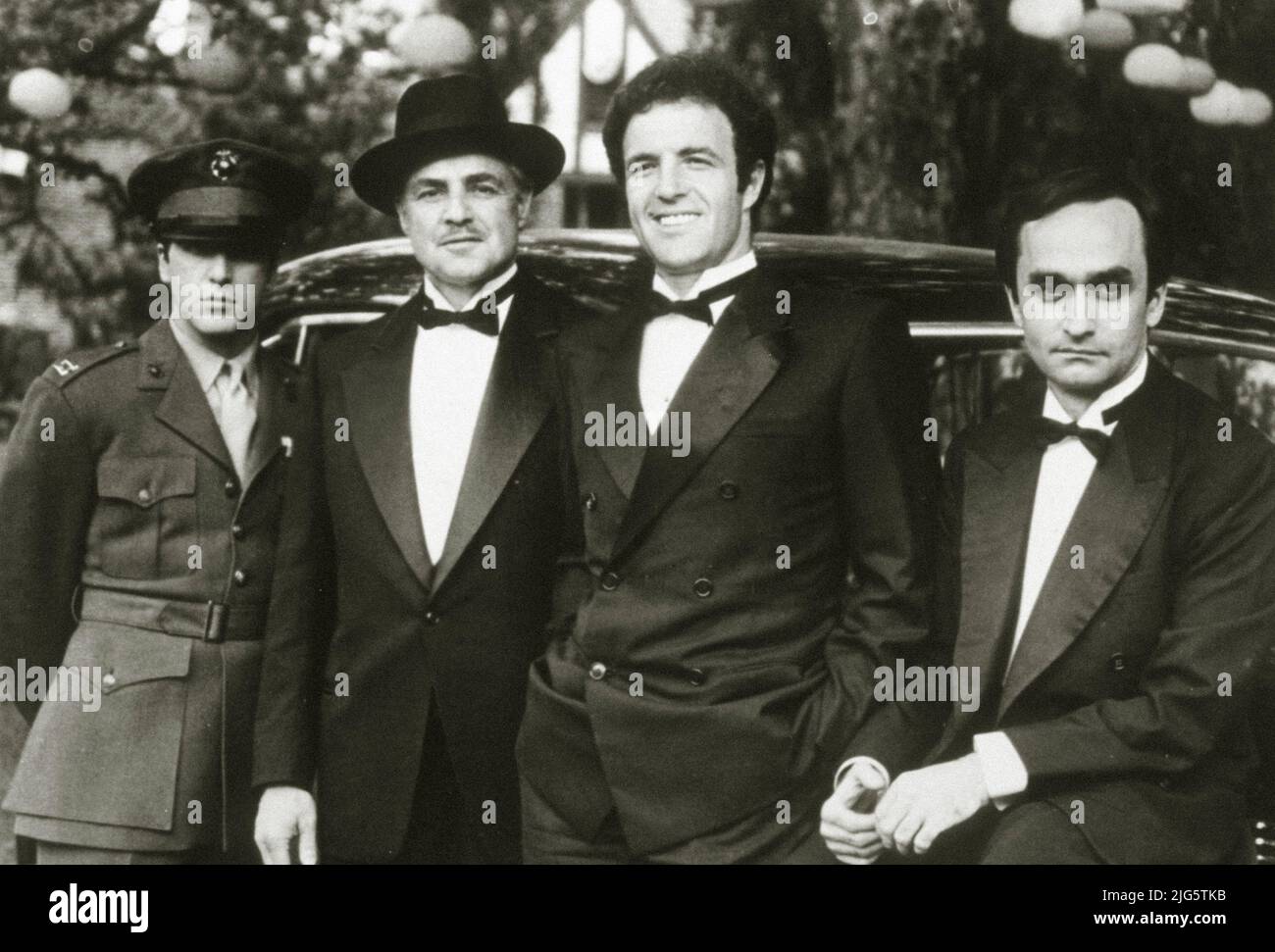 Al Pacino, Marlon Brando, James Caan, John Cazale, 'Godfather' 1972 Paramount Credit: PictureLux/The Hollywood Archive/Alamy Live News Stock Photo