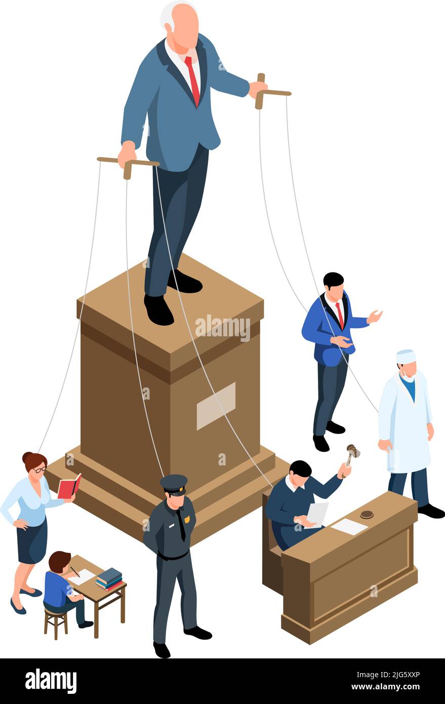 Policeman puppet Cut Out Stock Images & Pictures Alamy