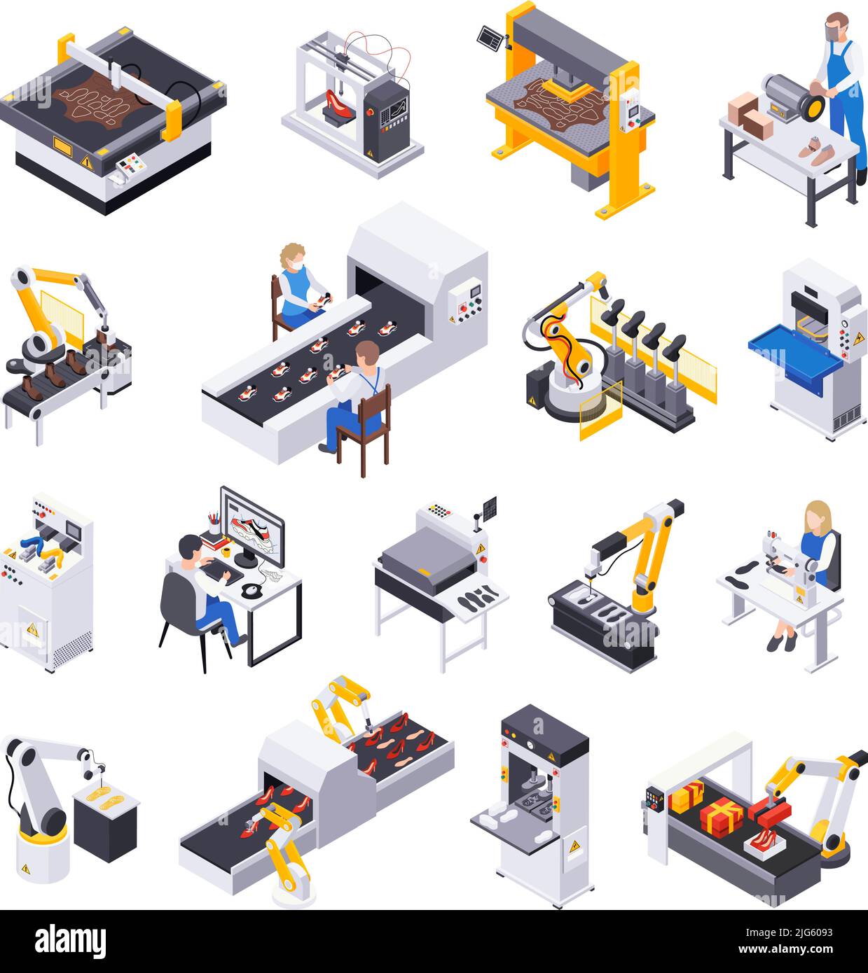 Fashion industry workers Stock Vector Images - Alamy