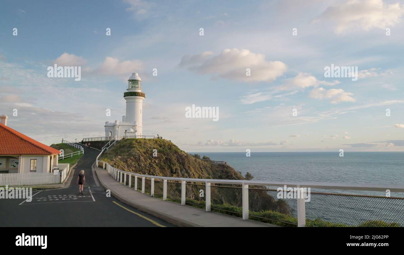 the historic lighthouse at byron bay in northern nsw Stock Photo